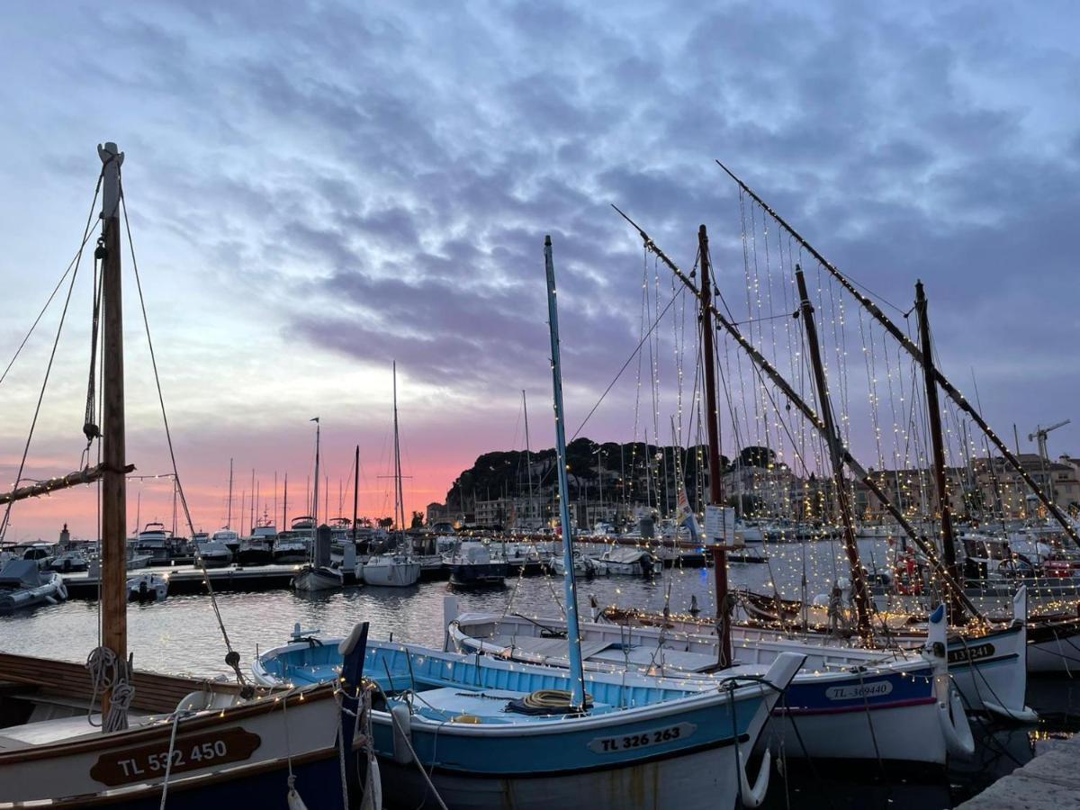 Tres Bel Appartement Vue Mer Six-Fours-les-Plages Eksteriør billede